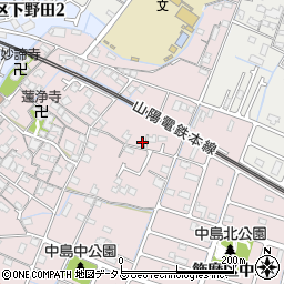 兵庫県姫路市飾磨区中島56-2周辺の地図