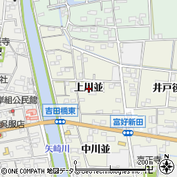 愛知県西尾市吉良町富好新田上川並周辺の地図