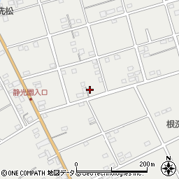 静岡県浜松市中央区根洗町393周辺の地図