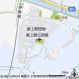 新上野中央公園周辺の地図