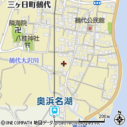 静岡県浜松市浜名区三ヶ日町鵺代501周辺の地図