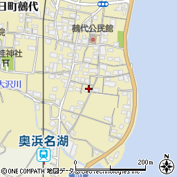 静岡県浜松市浜名区三ヶ日町鵺代525-4周辺の地図