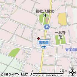 静岡県浜松市浜名区東美薗669周辺の地図