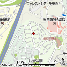 大阪府吹田市長野東27-44周辺の地図