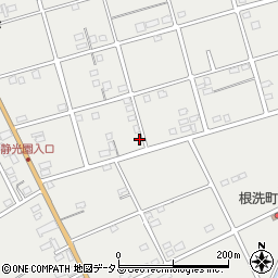 静岡県浜松市中央区根洗町390周辺の地図