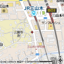 京都府京田辺市三山木山崎100周辺の地図