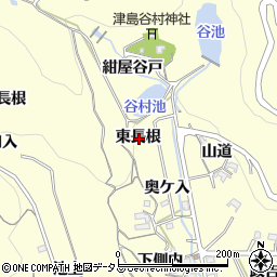 愛知県西尾市東幡豆町東長根周辺の地図