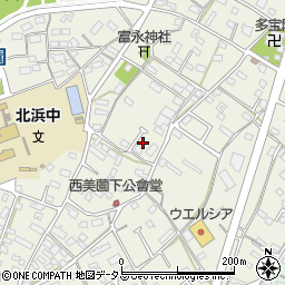 静岡県浜松市浜名区西美薗510周辺の地図