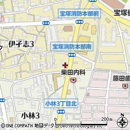 きもの利久　宝塚店周辺の地図