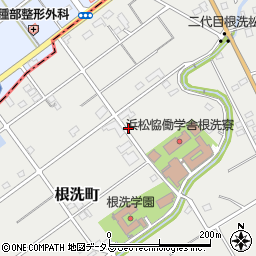 静岡県浜松市中央区根洗町671周辺の地図