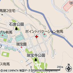 兵庫県神戸市北区有馬町550周辺の地図
