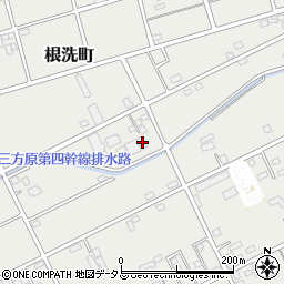 静岡県浜松市中央区根洗町1089周辺の地図