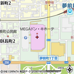 ケンタッキーフライドチキンＭＥＧＡドン・キホーテ姫路広畑店周辺の地図
