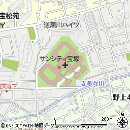 サンシティ宝塚周辺の地図