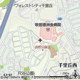 大阪府吹田市長野東29-12周辺の地図