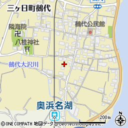 静岡県浜松市浜名区三ヶ日町鵺代504周辺の地図