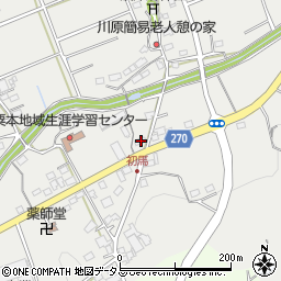静岡県掛川市初馬831周辺の地図