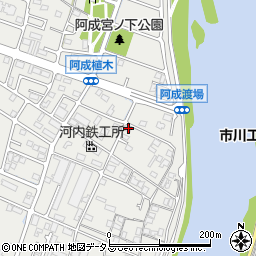 兵庫県姫路市飾磨区阿成渡場925周辺の地図
