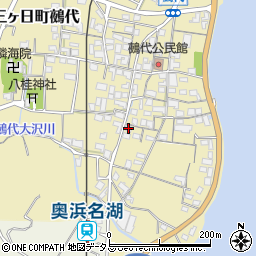 静岡県浜松市浜名区三ヶ日町鵺代521周辺の地図
