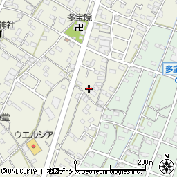 静岡県浜松市浜名区西美薗843周辺の地図