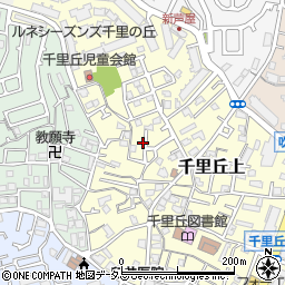 大阪府吹田市千里丘上29周辺の地図