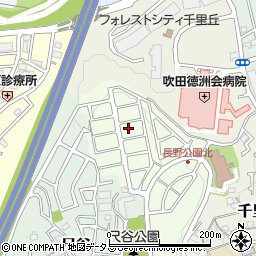 大阪府吹田市長野東27-46周辺の地図