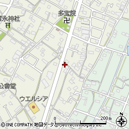 静岡県浜松市浜名区西美薗616周辺の地図