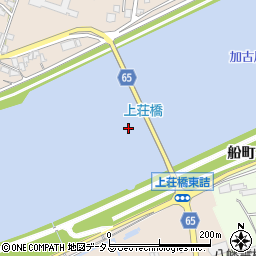 上荘橋周辺の地図