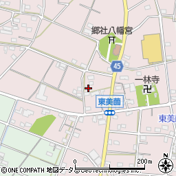 静岡県浜松市浜名区東美薗729周辺の地図