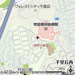 大阪府吹田市長野東29-13周辺の地図