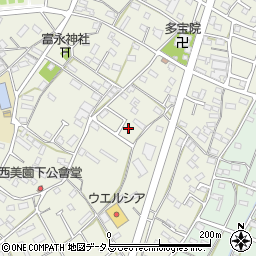 静岡県浜松市浜名区西美薗622-14周辺の地図