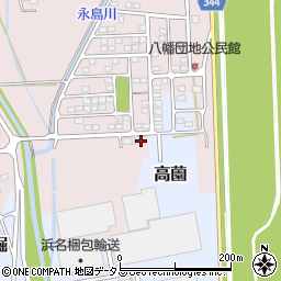 静岡県浜松市浜名区八幡459周辺の地図