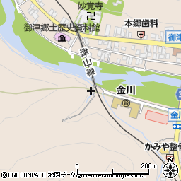 岡山県岡山市北区御津金川52周辺の地図
