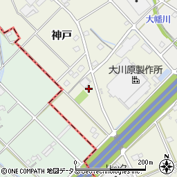 静岡県榛原郡吉田町神戸1292周辺の地図
