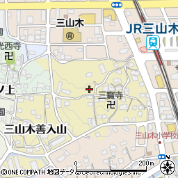 京都府京田辺市三山木山崎74周辺の地図