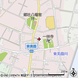 静岡県浜松市浜名区東美薗767周辺の地図