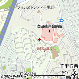 大阪府吹田市長野東29-14周辺の地図