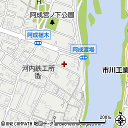 兵庫県姫路市飾磨区阿成渡場900周辺の地図