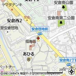 ブックオフ宝塚安倉店周辺の地図