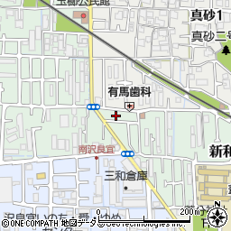 大阪府茨木市新和町1周辺の地図