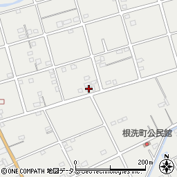 静岡県浜松市中央区根洗町312周辺の地図