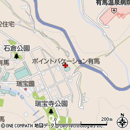 兵庫県神戸市北区有馬町1771周辺の地図