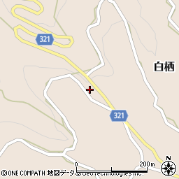 京都府和束町（相楽郡）白栖（中谷）周辺の地図