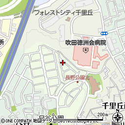 大阪府吹田市長野東29-57周辺の地図