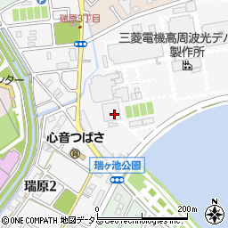 兵庫県伊丹市瑞原周辺の地図