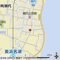 静岡県浜松市浜名区三ヶ日町鵺代548-1周辺の地図