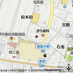 愛知県西尾市吉良町吉田松木田99周辺の地図