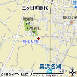 静岡県浜松市浜名区三ヶ日町鵺代480-2周辺の地図