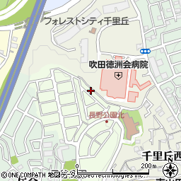 大阪府吹田市長野東29-16周辺の地図