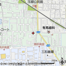 茨木市沢良宜東町14 南茨木貸駐車場周辺の地図